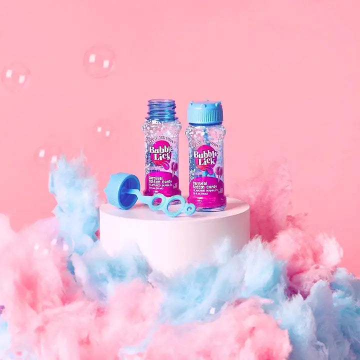 Bubble Lick Cotton Candy Flavored Bubbles