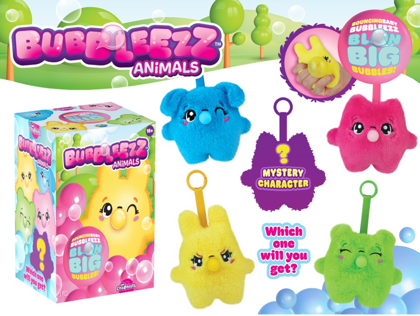Bubbleezz Animals Keychain