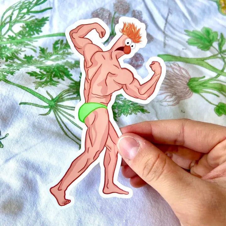 Buff Beaker Sticker