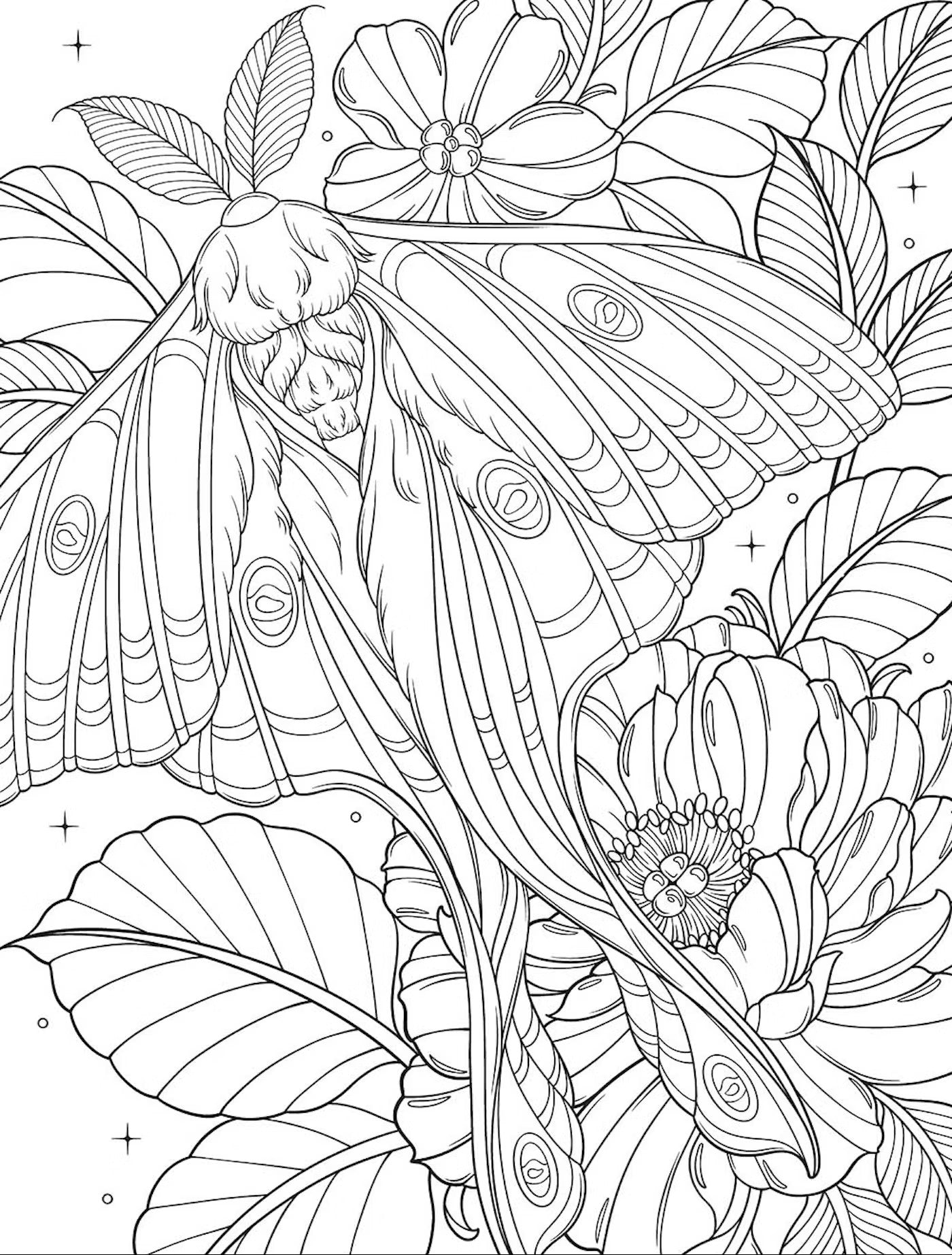 Bugs & Blooms A Botanical Coloring Book