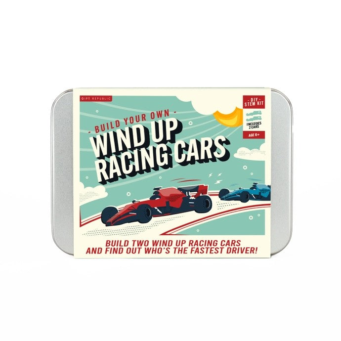 Build Your Own Wind Up Racing Cars