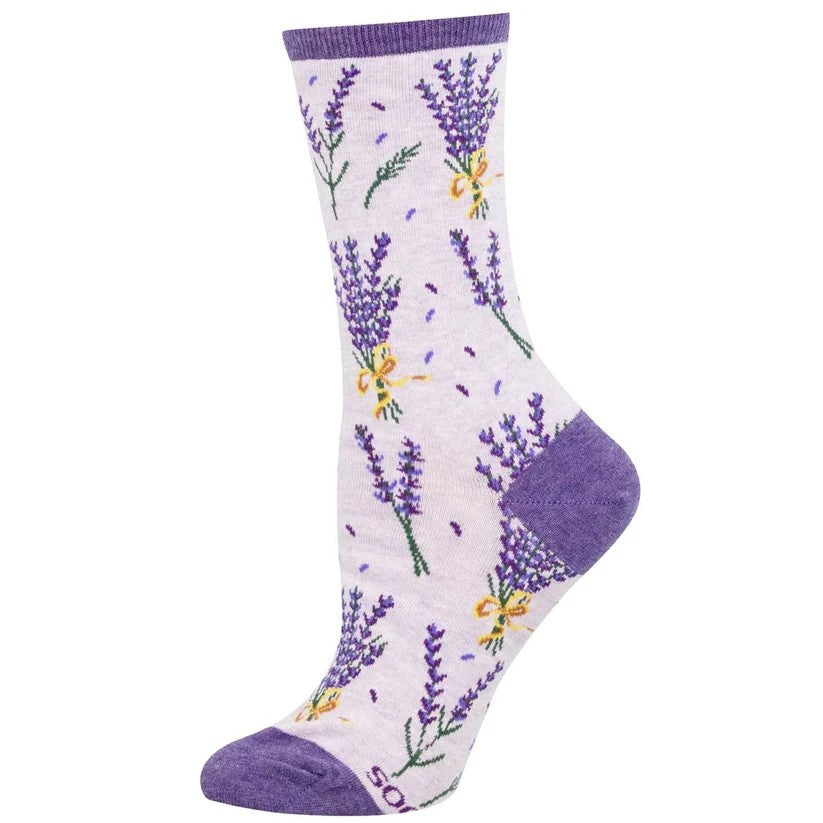 Bunches Of Lavender Women's Socks Purple Heather