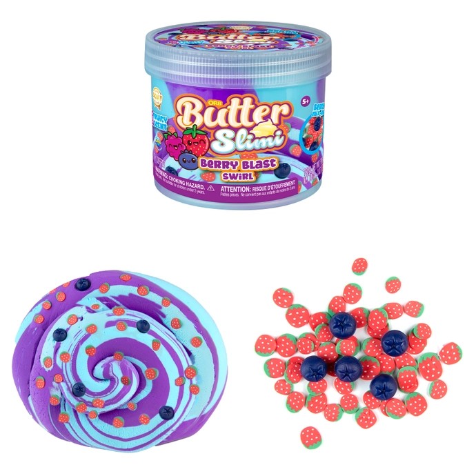 Butter Slimi Berry Blast Swirl Slime