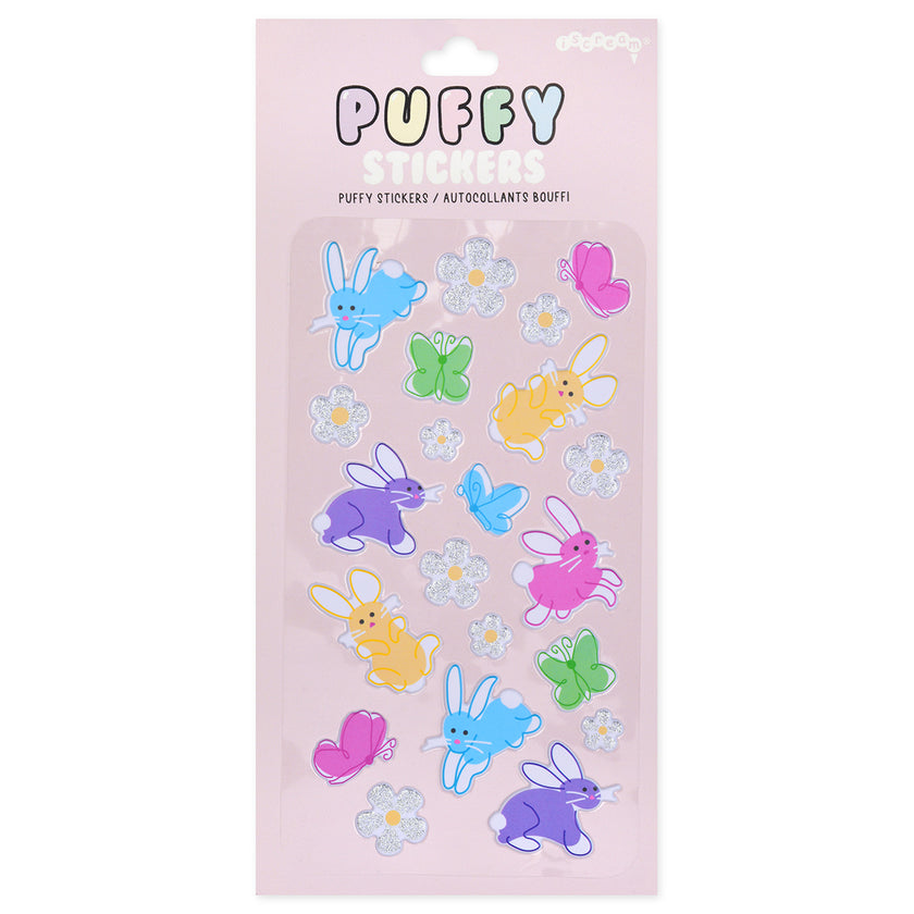 Butterflies & Bunnies Puffy Sticker Sheet
