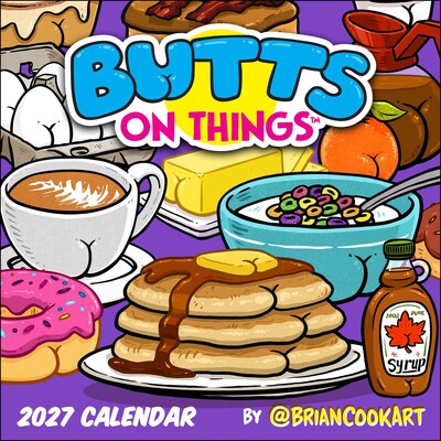 Butts On Things 2027 Wall Calendar