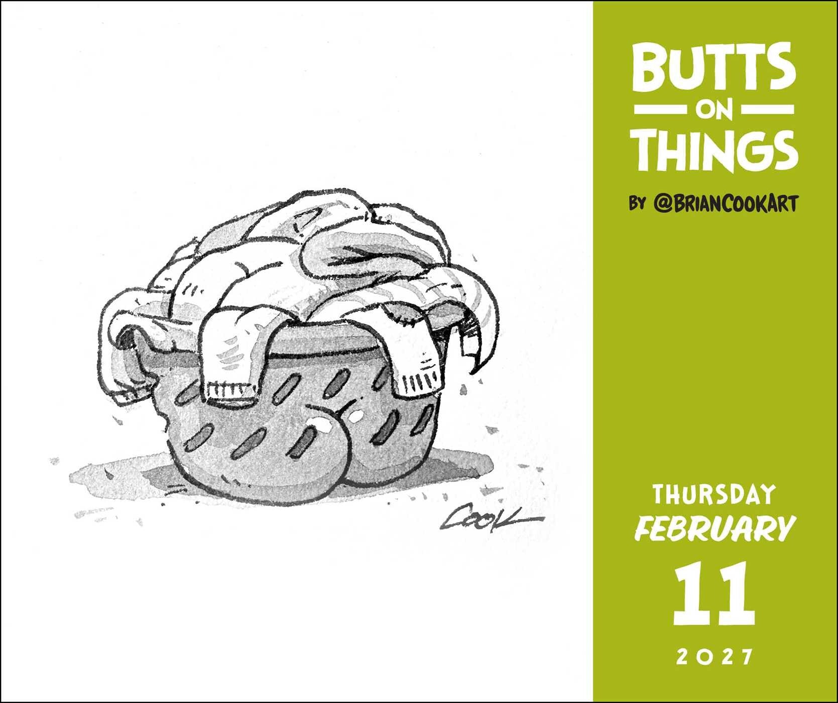 Butts On Things 2027 Calendar