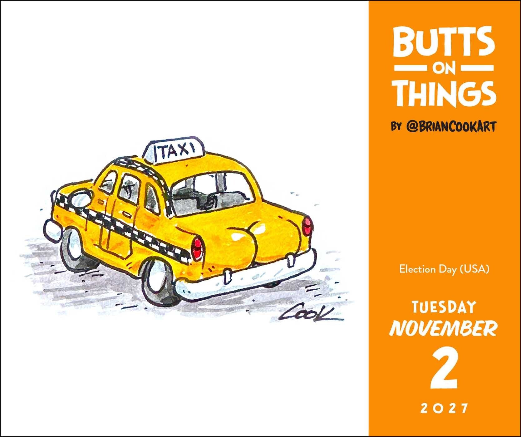 Butts On Things 2027 Calendar