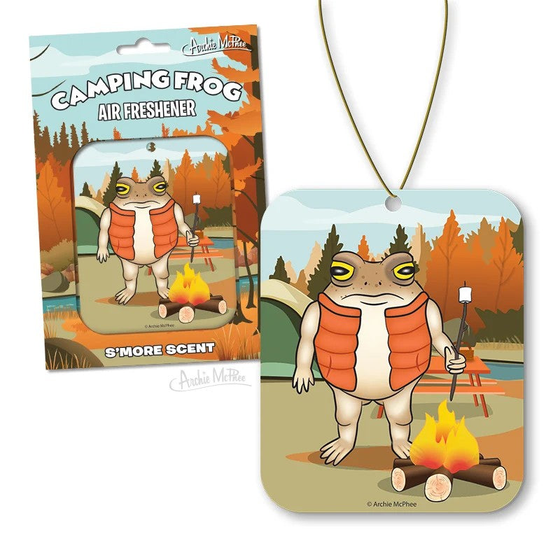Camping Frogs Air Freshener