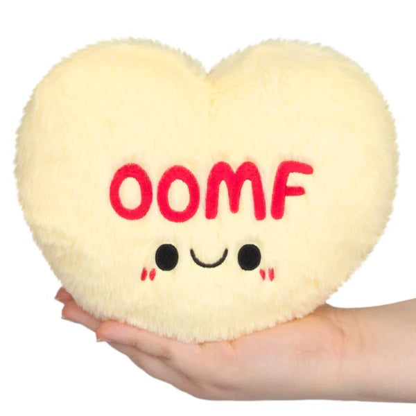 Candy Heart Plush Oomf Yellow 6"