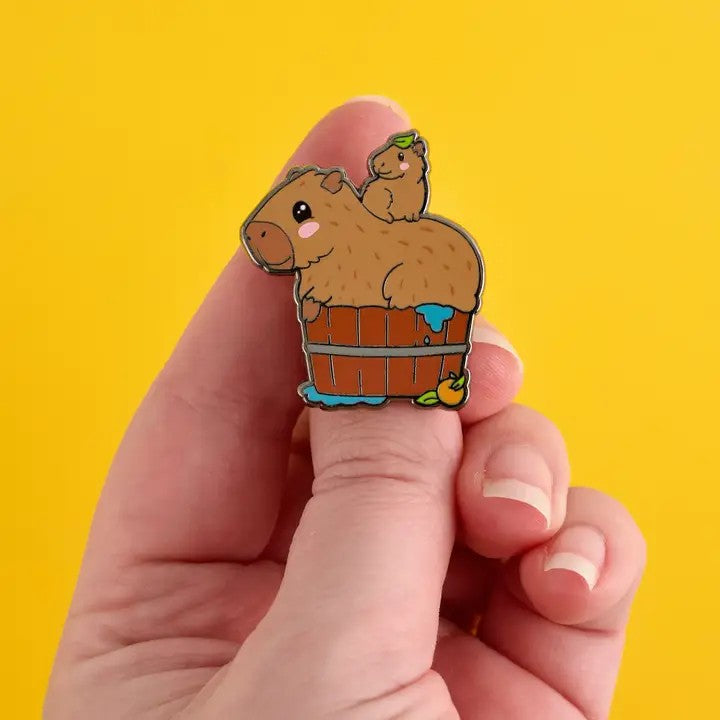 Capybara Cuties Enamel Pin