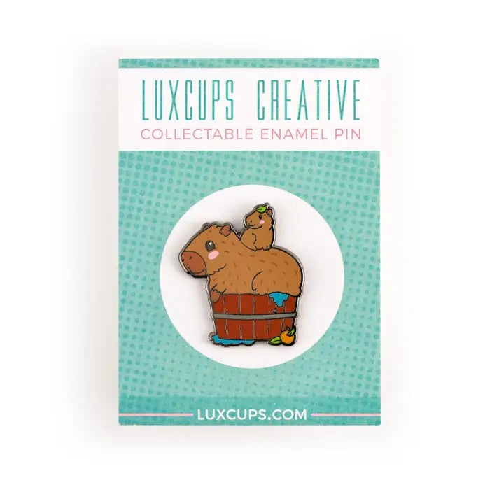 Capybara Cuties Enamel Pin