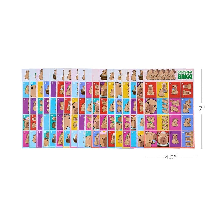 Capybara Family Bingo