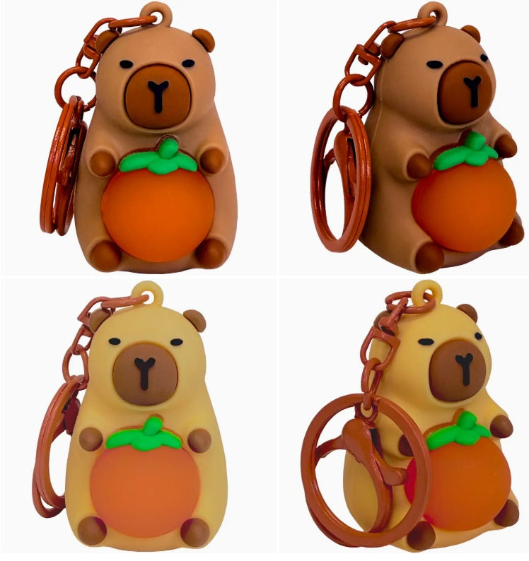 Capybara LED Keychain