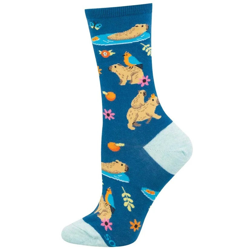 Capybara & Co. Women's Socks Blue