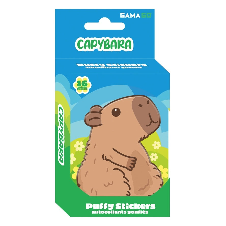Capybara Puffy Stickers Tin