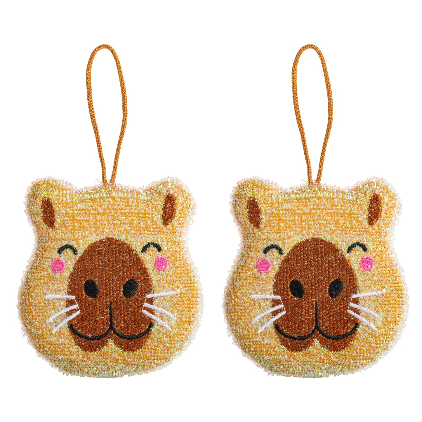Capybara Scrub Sponge Set Of 2