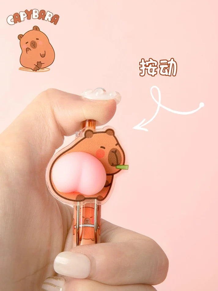 Capybara Squishy Butt Gel Pen