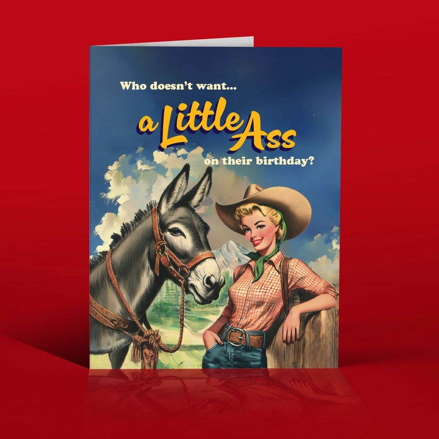 Card A Little Ass Birthday