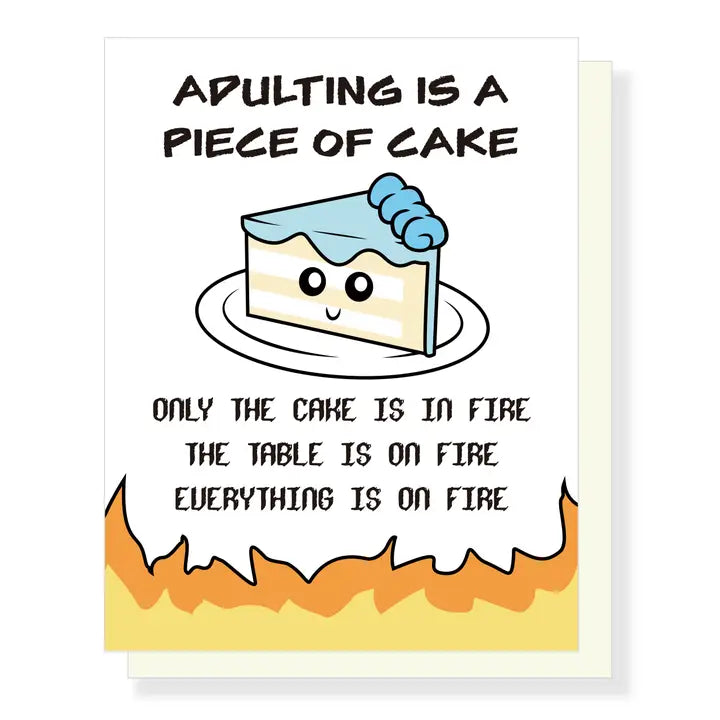 Card Adulting Is A Piece Of Cake