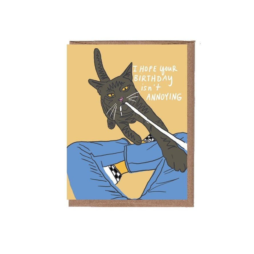 Card Annoying Cat Birthday