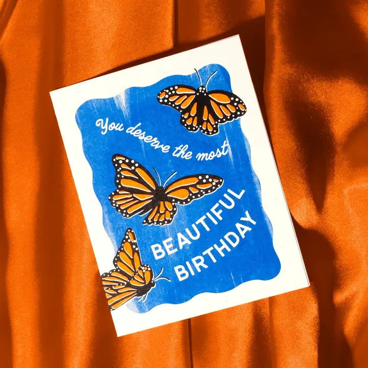 Card Beautiful Birthday Butterflies