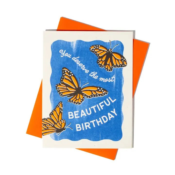 Card Beautiful Birthday Butterflies