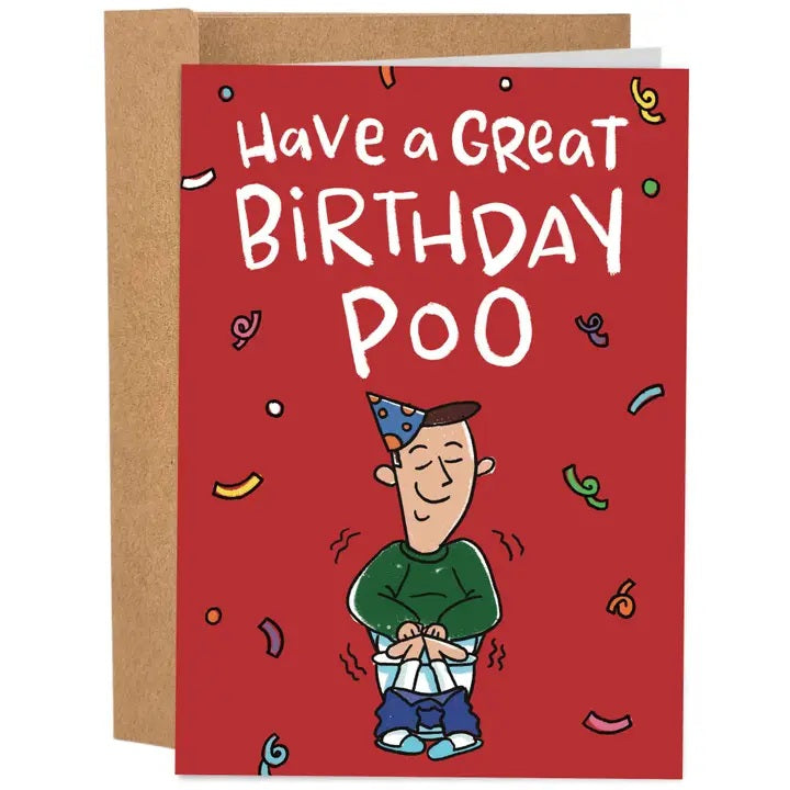 Card Birthday Poo