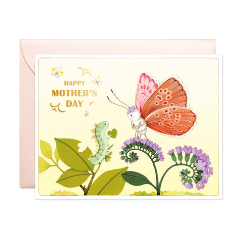Card Caterpillar Mother's Day