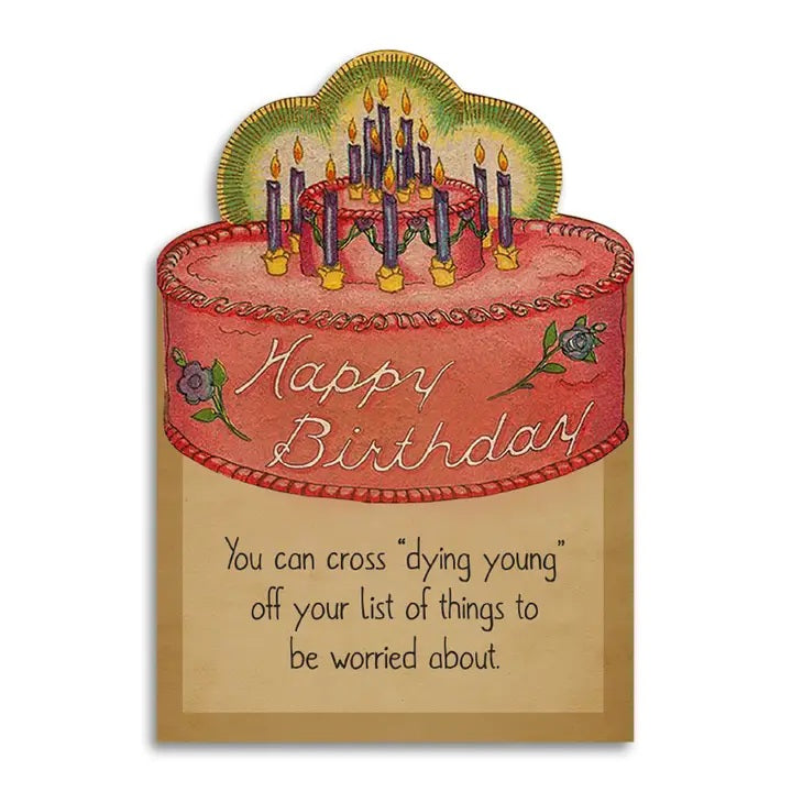 Card Cross Dying Young Off Birthday