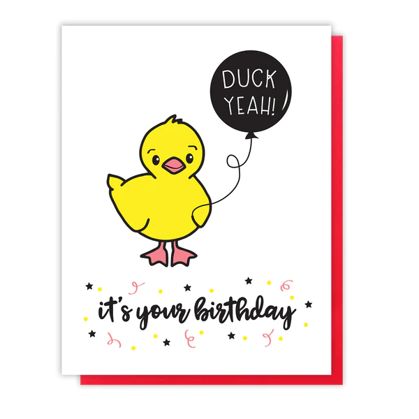 Card Duck Yeah Birthday