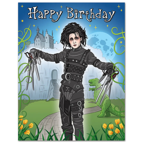 Card Edward Scissorhands Birthday – www.shoptherocket.com
