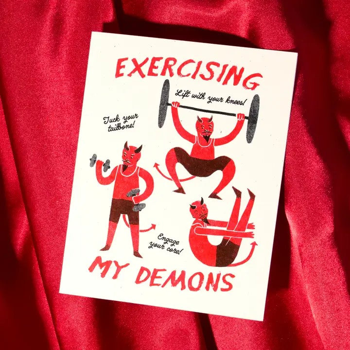 Card Exercising My Demons