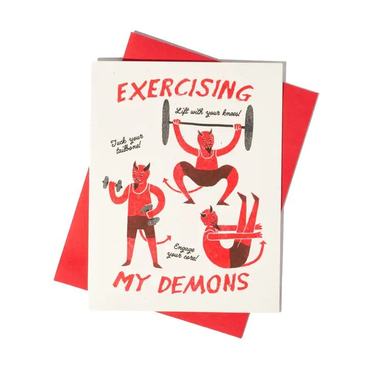 Card Exercising My Demons