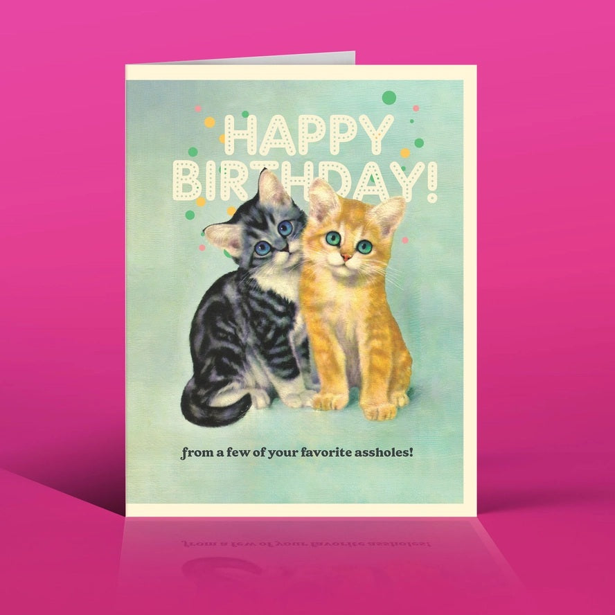 Card Favorite Assholes Birthday