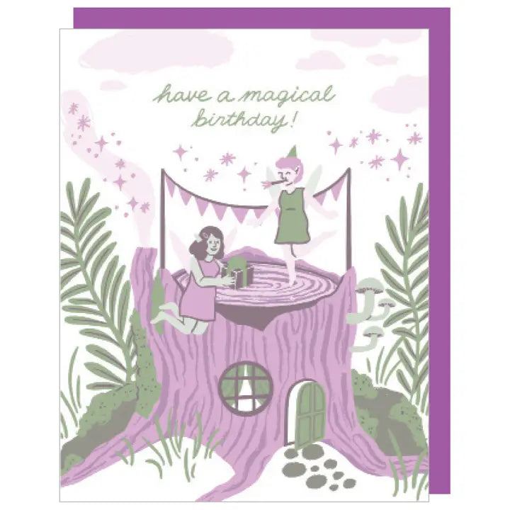 Card Festive Fairies Have A Magical Birthday