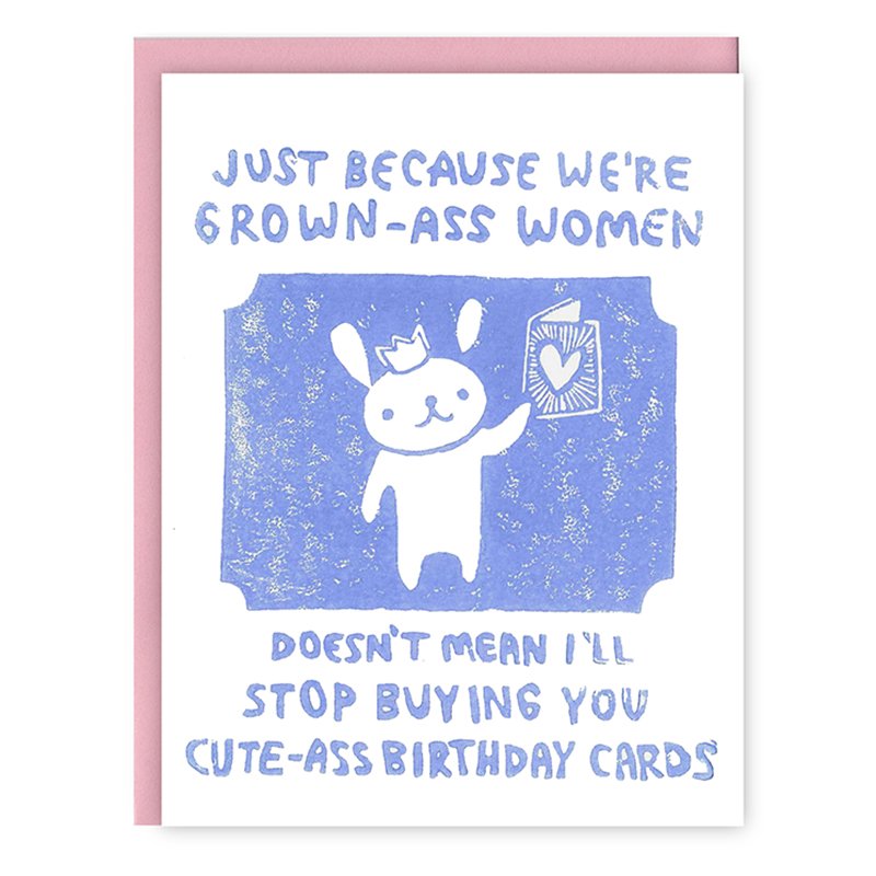 Card Grown Ass Women Birthday