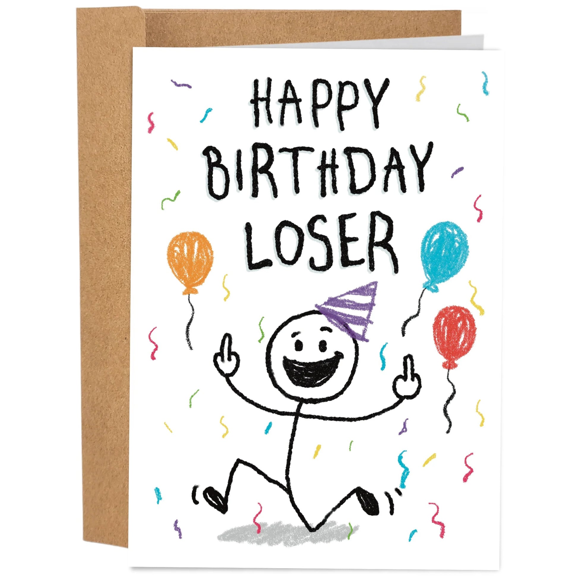 Card Happy Birthday Loser