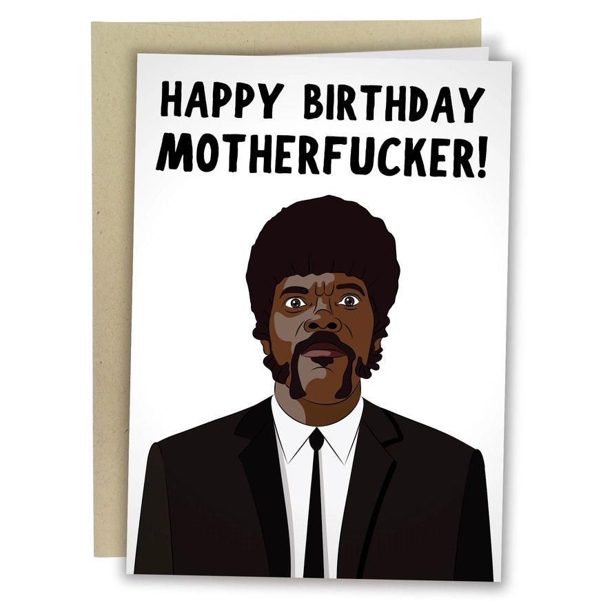 Card Happy Birthday Motherfucker