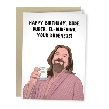 Card Happy Birthday, Dude