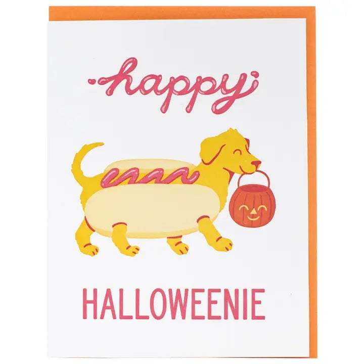 Card Happy Halloweenie