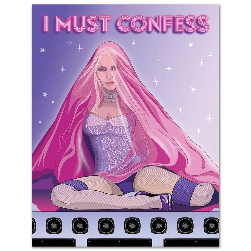 Card Madonna I Must Confess Birthday