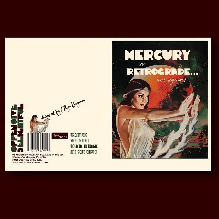 Card Mercury Retrograde Not Again