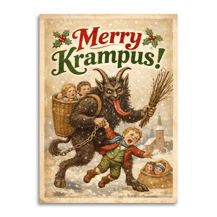 Card Merry Krampus