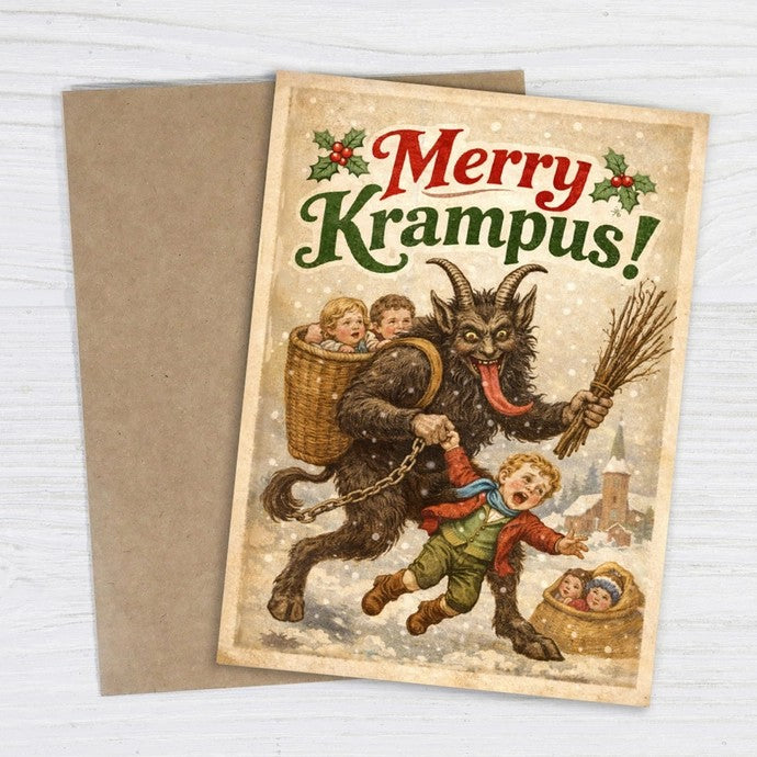 Card Merry Krampus