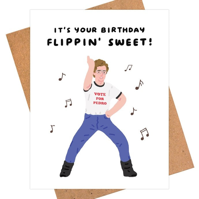 Card Napoleon Dynamite Flippin' Sweet Birthday