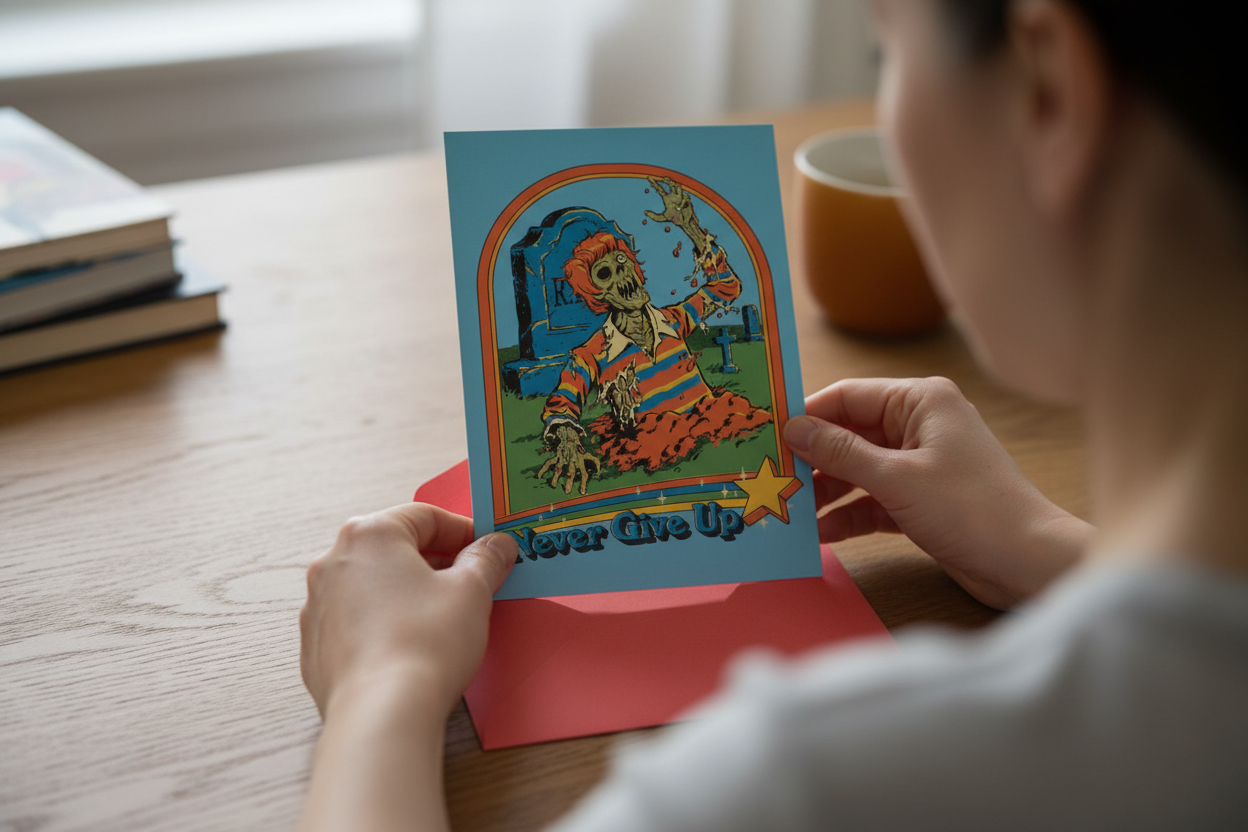 Card Never Give Up Steven Rhodes