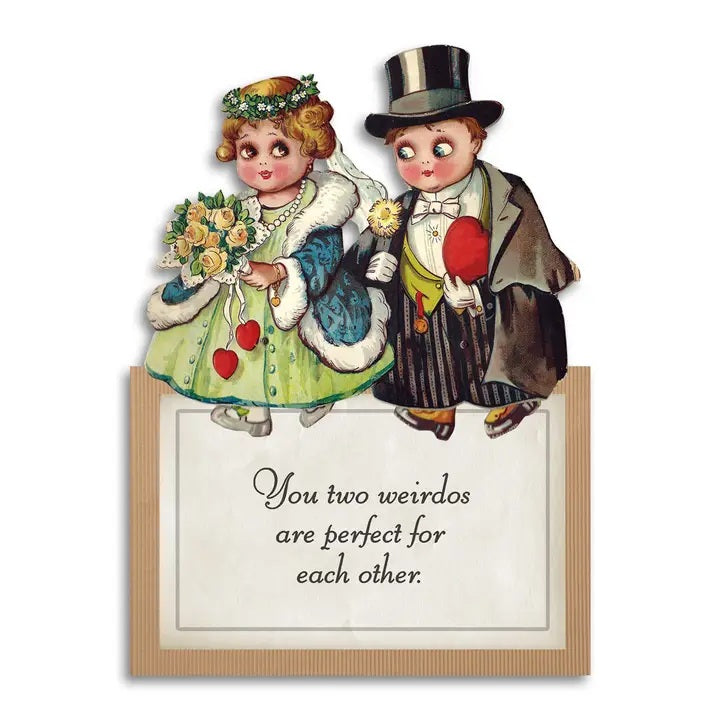 Card Perfect Weirdos Engagement Wedding