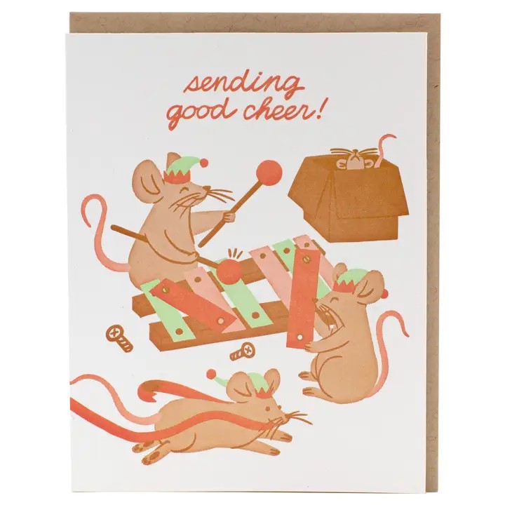 Card Santa's Squeaky Helpers