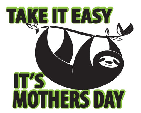 Card Take It Easy Sloth Mother's Day