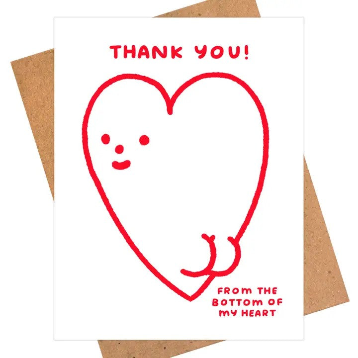 Card Thank You From The Bottom Of My Heart